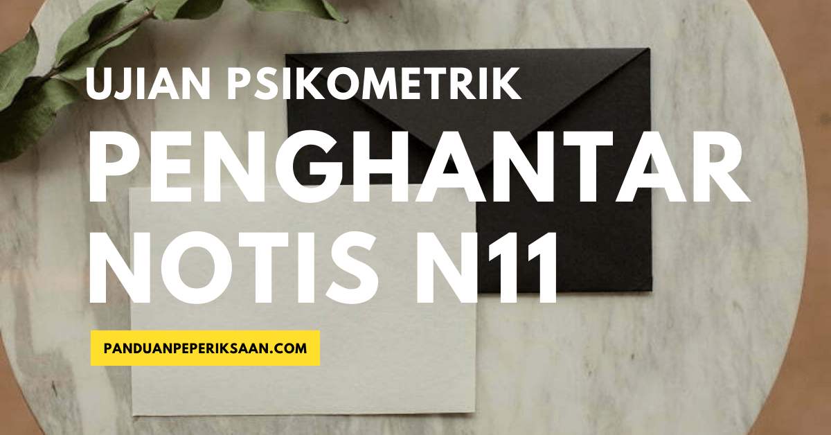 penghantar notis n11