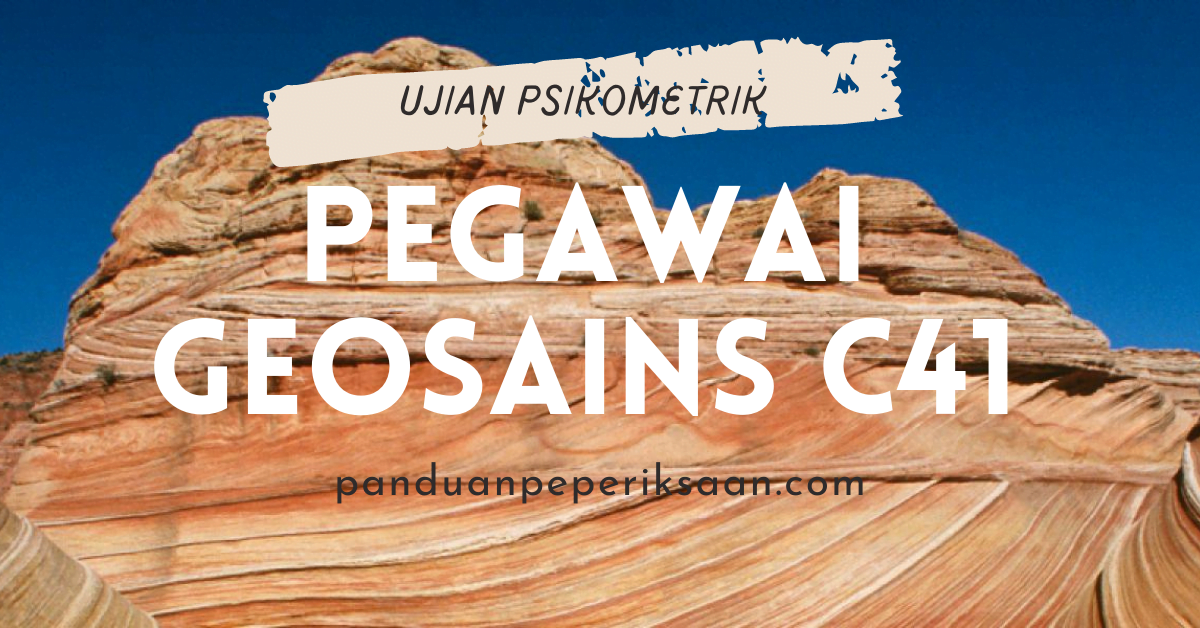pegawai geosains c41